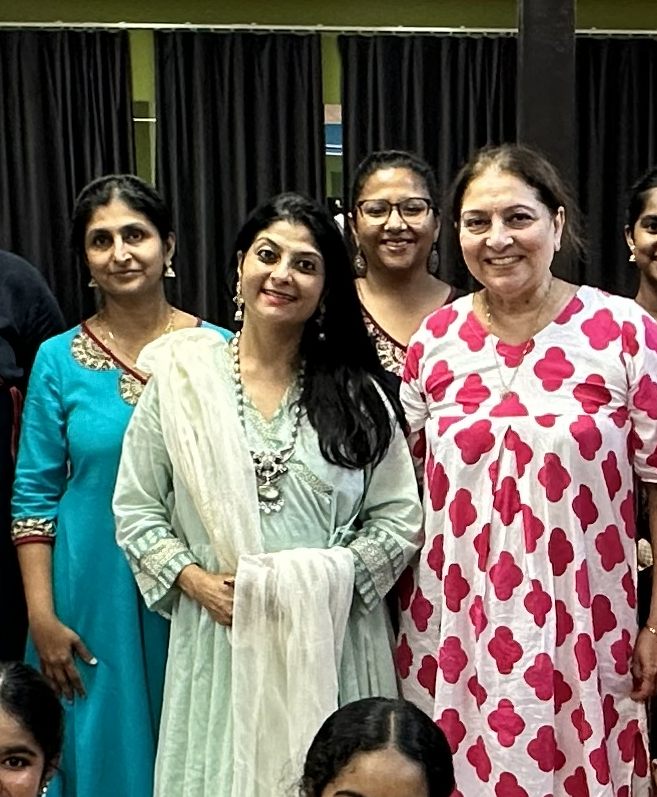 Sapna Adhikari with Guru Nirupama Rajendra
